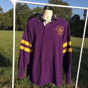 Vintage Polo Ralph Lauren NYC No 2 Rugby Shirt 2XL RARE COLLECTIBLE VG SHIRT